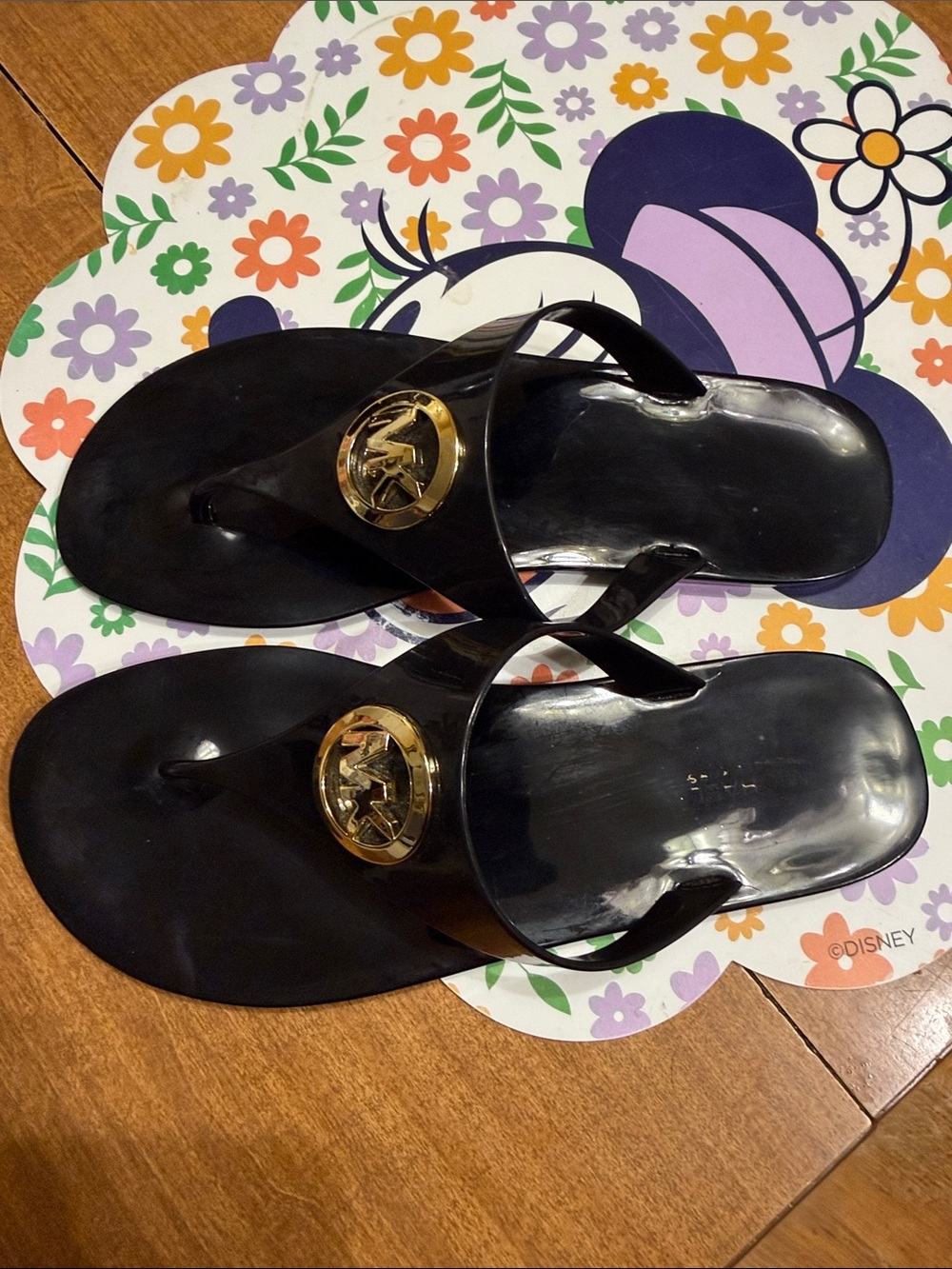 Michael Kors Lillie Jelly Thong Sandals sz 8 - Picture 2 of 6
